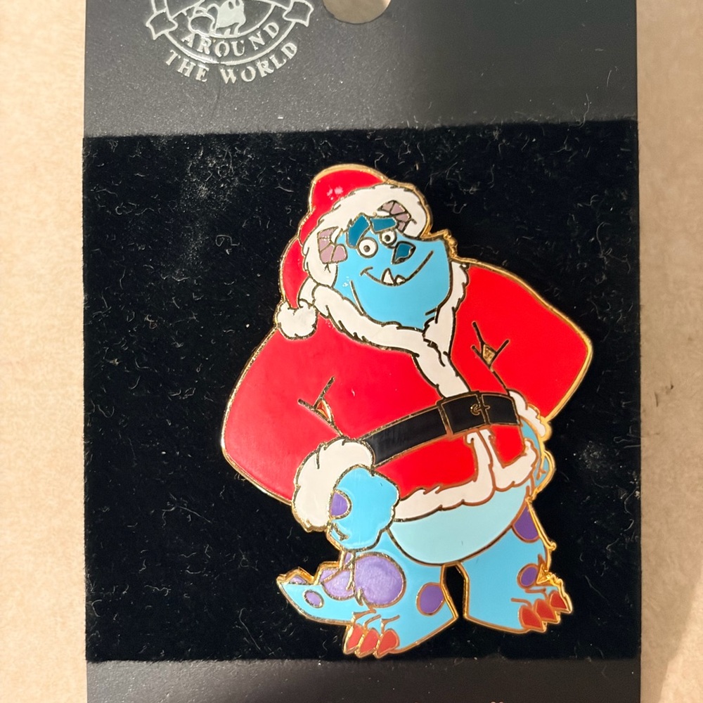 Disney Monsters Inc. Santa Sulley Limited Release Pin NOC